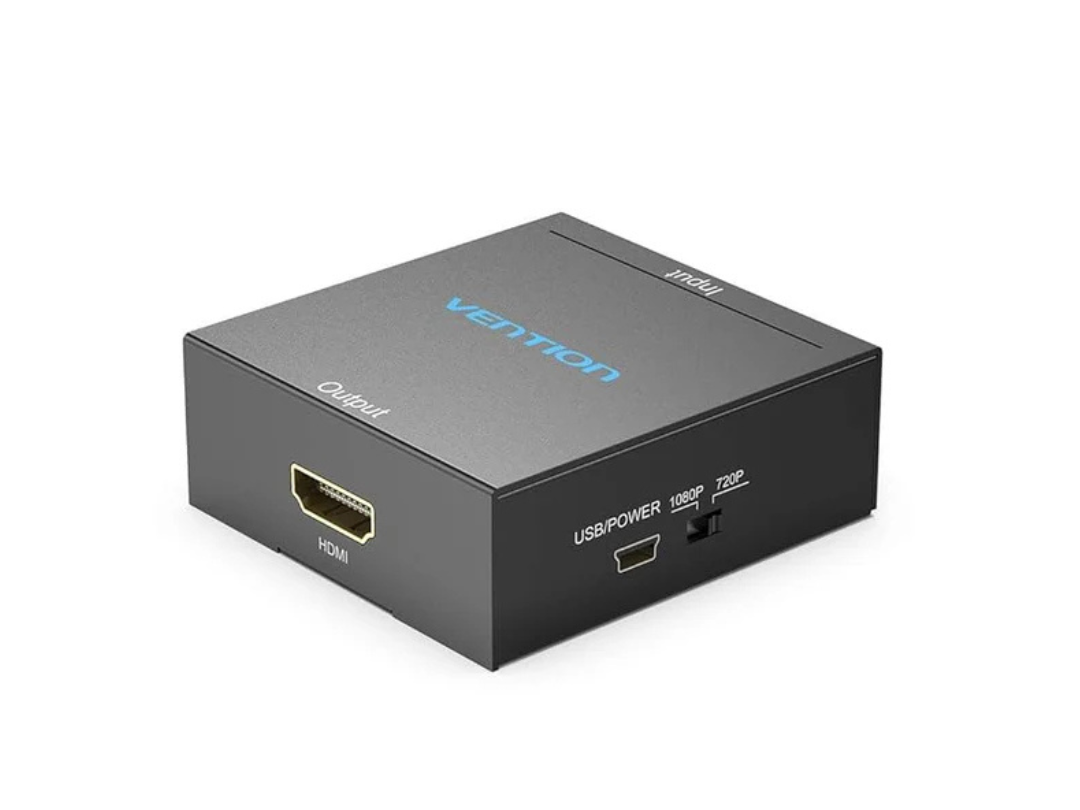 Buy Vention RCA to HDMI Converter - Black Metal AEFB0 in Qatar Buy Vention RCA to HDMI Converter - Black Metal AEFB0 in Qatar